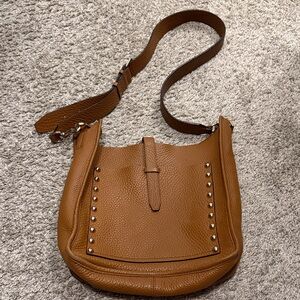 Rebecca Minkoff Tan Leather Studded Crossbody Bag